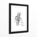 Boceto de jugador de polo dinámico - Kulik | Cuadro decorativo de Canvas Lab