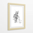 Boceto de jugador de polo dinámico - Kulik | Cuadro decorativo de Canvas Lab
