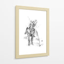 Boceto de jugador de polo dinámico - Kulik | Cuadro decorativo de Canvas Lab