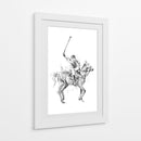 Boceto de acción de un caballo de carreras - Kulik | Cuadro decorativo de Canvas Lab
