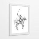 Boceto de acción de un caballo de carreras - Kulik | Cuadro decorativo de Canvas Lab