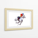 Caballo de carreras al galope - Kulik | Cuadro decorativo de Canvas Lab