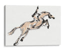 Boceto de caballo saltando - Santhosh ch | Cuadro decorativo de Canvas Lab