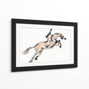 Boceto de caballo saltando - Santhosh ch | Cuadro decorativo de Canvas Lab