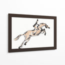 Boceto de caballo saltando - Santhosh ch | Cuadro decorativo de Canvas Lab