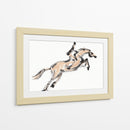 Boceto de caballo saltando - Santhosh ch | Cuadro decorativo de Canvas Lab