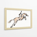 Boceto de caballo saltando - Santhosh ch | Cuadro decorativo de Canvas Lab