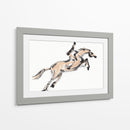 Boceto de caballo saltando - Santhosh ch | Cuadro decorativo de Canvas Lab