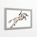 Boceto de caballo saltando - Santhosh ch | Cuadro decorativo de Canvas Lab