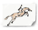 Boceto de caballo saltando - Santhosh ch | Cuadro decorativo de Canvas Lab