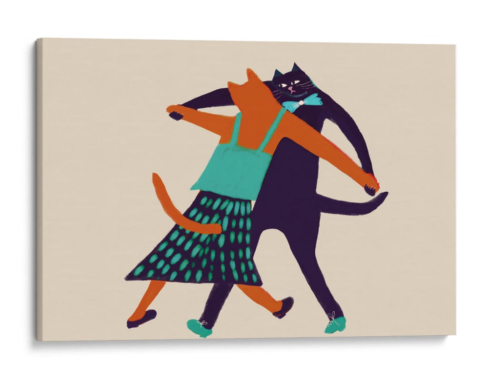 Elegantes gatos bailarines - Sharyn Bursic | Cuadro decorativo de Canvas Lab