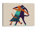 Elegantes gatos bailarines - Sharyn Bursic | Cuadro decorativo de Canvas Lab