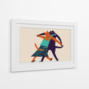 Elegantes gatos bailarines - Sharyn Bursic | Cuadro decorativo de Canvas Lab