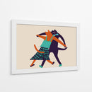 Elegantes gatos bailarines - Sharyn Bursic | Cuadro decorativo de Canvas Lab