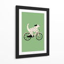 Dálmata en bicicleta - Maren Gross | Cuadro decorativo de Canvas Lab