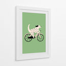 Dálmata en bicicleta - Maren Gross | Cuadro decorativo de Canvas Lab