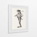 Elegancia anfibia en blanco y negro - Mike Koubou | Cuadro decorativo de Canvas Lab