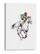 El jinete multicolor - Kulik | Cuadro decorativo de Canvas Lab