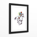 El jinete multicolor - Kulik | Cuadro decorativo de Canvas Lab