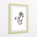 El jinete multicolor - Kulik | Cuadro decorativo de Canvas Lab