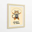 Diversión con el tigre saltarín - Treechild | Cuadro decorativo de Canvas Lab