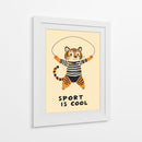 Diversión con el tigre saltarín - Treechild | Cuadro decorativo de Canvas Lab
