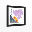 Elefante patinador feliz - Carla Daly | Cuadro decorativo de Canvas Lab