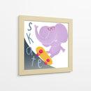 Elefante patinador feliz - Carla Daly | Cuadro decorativo de Canvas Lab