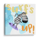 Cebra surfista genial - Carla Daly | Cuadro decorativo de Canvas Lab