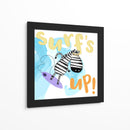 Cebra surfista genial - Carla Daly | Cuadro decorativo de Canvas Lab