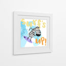 Cebra surfista genial - Carla Daly | Cuadro decorativo de Canvas Lab