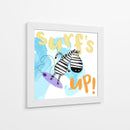Cebra surfista genial - Carla Daly | Cuadro decorativo de Canvas Lab