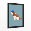 Cocker Spaniel con gorra - Maren Gross | Cuadro decorativo de Canvas Lab