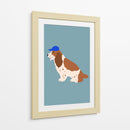 Cocker Spaniel con gorra - Maren Gross | Cuadro decorativo de Canvas Lab