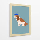 Cocker Spaniel con gorra - Maren Gross | Cuadro decorativo de Canvas Lab