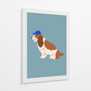 Cocker Spaniel con gorra - Maren Gross | Cuadro decorativo de Canvas Lab
