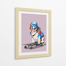 Capitán Beagle-América sobre patineta - ByKammille | Cuadro decorativo de Canvas Lab