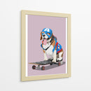 Capitán Beagle-América sobre patineta - ByKammille | Cuadro decorativo de Canvas Lab