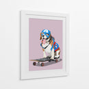 Capitán Beagle-América sobre patineta - ByKammille | Cuadro decorativo de Canvas Lab