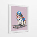 Capitán Beagle-América sobre patineta - ByKammille | Cuadro decorativo de Canvas Lab