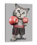 El gato campeón del amor - Adam Lawless | Cuadro decorativo de Canvas Lab