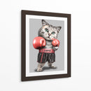 El gato campeón del amor - Adam Lawless | Cuadro decorativo de Canvas Lab