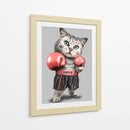 El gato campeón del amor - Adam Lawless | Cuadro decorativo de Canvas Lab