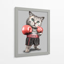 El gato campeón del amor - Adam Lawless | Cuadro decorativo de Canvas Lab