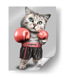 El gato campeón del amor - Adam Lawless | Cuadro decorativo de Canvas Lab