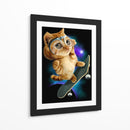 Gato espacial patinador - Adam Lawless | Cuadro decorativo de Canvas Lab