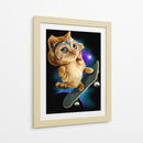 Gato espacial patinador - Adam Lawless | Cuadro decorativo de Canvas Lab