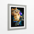 Gato espacial patinador - Adam Lawless | Cuadro decorativo de Canvas Lab