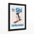 To Ski Switzerland - Nicholas | Cuadro decorativo de Canvas Lab