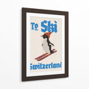 To Ski Switzerland - Nicholas | Cuadro decorativo de Canvas Lab